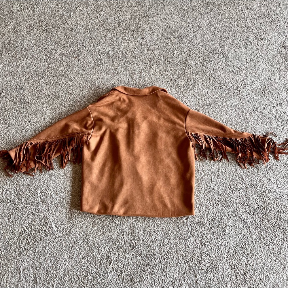Suede Fringe Western Jacket - Picture 6 of 6